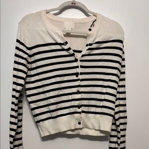 H&M Striped Black and White Women's Sweater